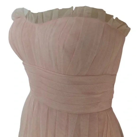 Vera Wang Bridesmaid Tulle Mini-Dress - Picture 2 of 10